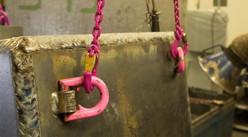 Weldable lifting points from RUD strong and flexibly secure